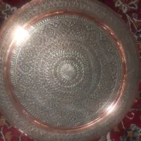 سینی تزیینی دیوار کوب تمام مس