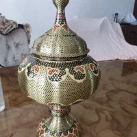 شکلات خوری مسی خاتم کاری معمار