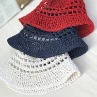 بافت کلاه باکت نخی و رافیا|لباس|مشهد, سیس‌آباد|دیوار