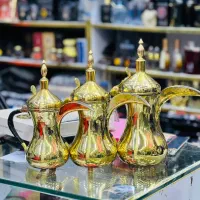 دله قهوه  3تایی برنجی