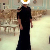 لباس مجلسی خارجی نو کاملا کارشده بسیار شیک