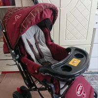 کالسکه دخترانه وپسرانه درحدنو کاملا سالم