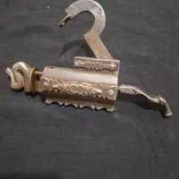 قفل فولادی بسیار زیبا و قدمت دار،کلکسیونی،