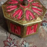 جعبه فلزی انگلیسی عتیقه