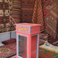 مینی بوفه ، کنسول ، ویترین نقاشی شده|بوفه، ویترین، کنسول|تهران, دریاچه شهدای خلیج فارس|دیوار