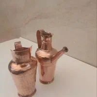 پارچ وآفتابه مسی دست ساز مینیاتوری