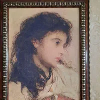 تابلو دیواری طرح دختر