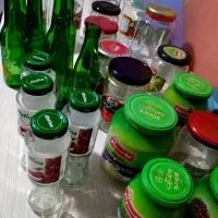 شیشه مربا وترشی و....