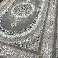 یه جفت فرش ۹ متری ۱۲۰۰ شانه گل برجسته مناسب جهیزیه