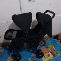 کالسکه دوقلو در حد نو