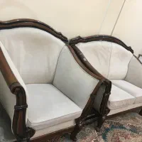 مبل۷ نفره خاص همراه میزها تمام چوب