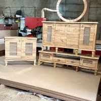 میز تلویزیون و آیینه کنسول|بوفه، ویترین، کنسول|هشتگرد, شهرک راه آهن|دیوار