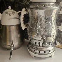 سماورگازی نو  استفاده نشده+کتری رو گازی جهیزیه