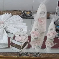 کرایه لباس و تزئینات سفره عقد با بهترین  قیمت|صنایع دستی و سایر لوازم تزئینی|قم, نیروگاه|دیوار