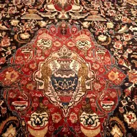 فرش طرح مرغی و زیر خاکی