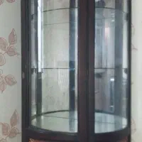 بوفه تمام چوب و ساعت ایستاده