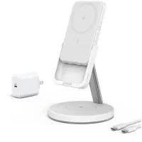 پایه نگهدارنده و پاور بانک بی سیم