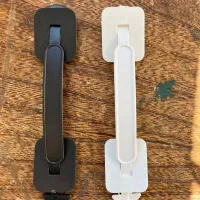 گوشه پلاستیکی گیره فلزی دستگیره پلاستیکی دو تیکه