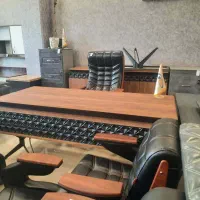 میز مدیریت مدل M502 به همراه کنسول  قصر چوب|دفتر کار|قم, کلهری|دیوار