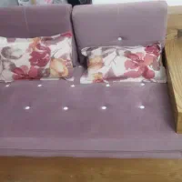 مبل نیم ست دونفره و یک نفره و میز جلو مبلی