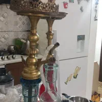 دوتا قلیان سالم برنجی