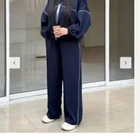 ست بامبر شلوار سورمه ای