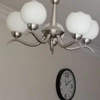 لوستر ۵ شعله همراه دیوار کوب و