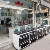 انواع اجاق گاز طرح فر ۵شعله فلزی آتشگر و کابینتی