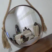 آینه آویزدیواری تکی گرد
