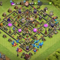 اکانت کلش تالار 11هستش 70درصدش مکس نیست معاوضه