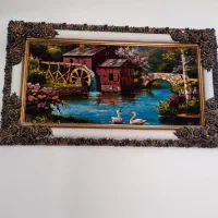 تابلو فرش و کنسول آینه