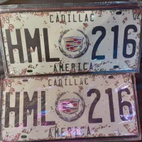 پلاک فلزی ماشین