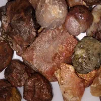 انواع سنگهای عقیق وجاسپرو...تراش نخورده .|جواهرات|تفت, |دیوار