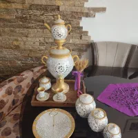 فروش ست سماور مناسب شب یلدا برای عروس خانم هامدارس|صنایع دستی و سایر لوازم تزئینی|بابل, |دیوار