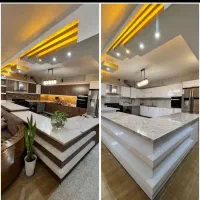 نصب  برچسب کابینت هایگلاس (پی وی سی )