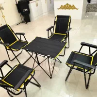 ست چهارنفره میز و صندلی مسافرتی(مستقیم از تولیدی)