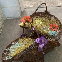 سبد چوبی نو|صنایع دستی و سایر لوازم تزئینی|یزد, |دیوار
