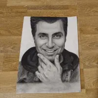 طراحی سیاه قلم علیرضا طلیسچی