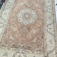 فرش ۶ متری + کناره ۲ در ۱ متری کرم قهوه ای