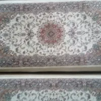 پشتی رویه مخمل گردوبی ست با فرش چهار تا|پشتی|بروجرد, |دیوار