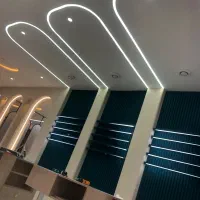 نور پردازی ،لاین نوری ، مگنت، هالوژن تریم لس ،