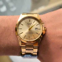 پکیج ساعت عقربه ای طلایی Casio +نیم ست Cartier|ساعت|تهران, دروازه شمیران|دیوار