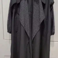 مانتو مشکی مجلسی نگین کوب نو