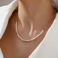 گردنبند مروارید پرورشی