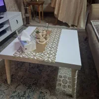 میز جلو مبلی همراه ۲ عدد میز عسلی