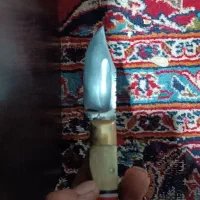 چاقو بابا استاد بهنام تاج دسته گوزن|کلکسیون اشیاء عتیقه|میانه, |دیوار