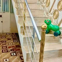 نرده استیل سه خط تک پایه و جفت پایه۳۰۴|خدمات پیشه و مهارت|ایرانشهر, |دیوار