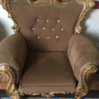 یک دست مبل هفت نفره در حد نو قیمت ۸ میلیون|مبلمان خانگی و میز عسلی|بندر گناوه, |دیوار