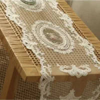 رانر و دانتل گلدوزی ترک|پرده، رانر، رومیزی|تهران, منیریه|دیوار