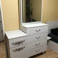 سرویس تخت تک نفره و دراور و کمد و پا تختی|تخت و سرویس خواب|تهران, نیلوفر|دیوار